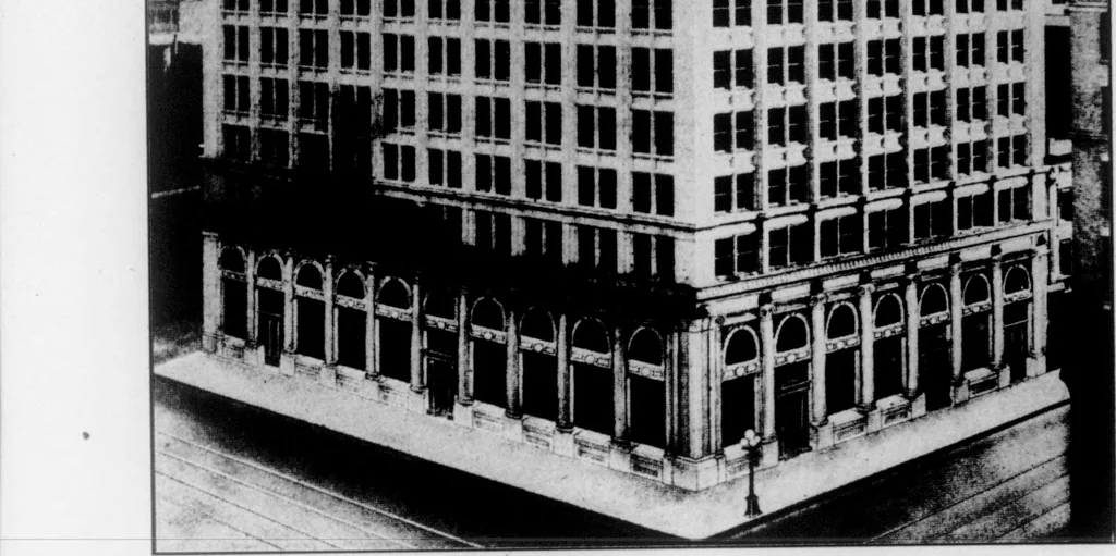 An illustration from The Architect, 1905, leaf 567