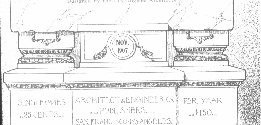 An illustration from The Architect, 1905, leaf 591
