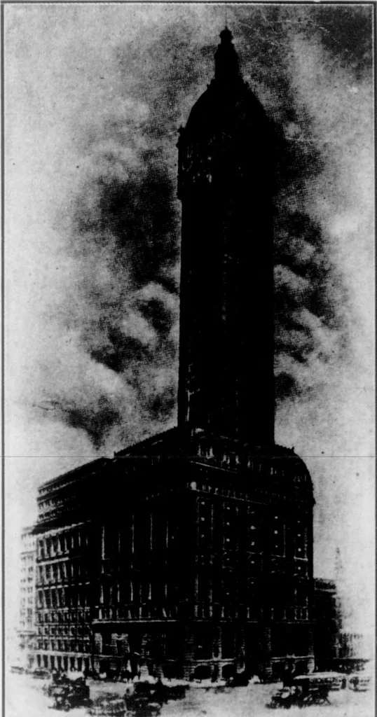 An illustration from The Architect, 1905, leaf 594