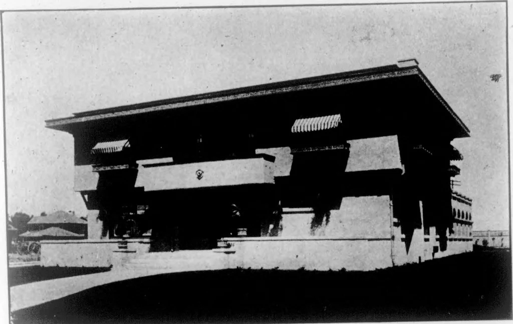 An illustration from The Architect, 1905, leaf 73