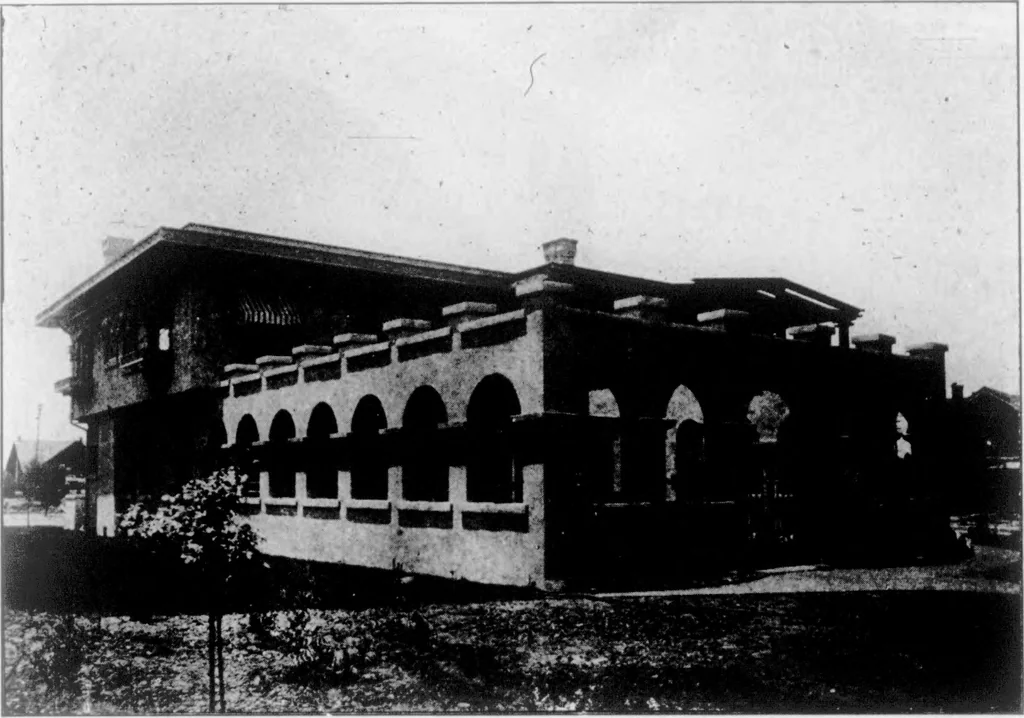 An illustration from The Architect, 1905, leaf 74