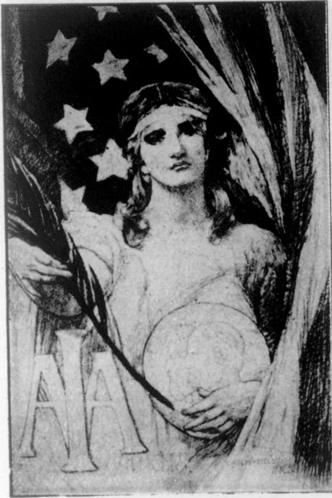 An illustration from The Architect, 1905, leaf 75