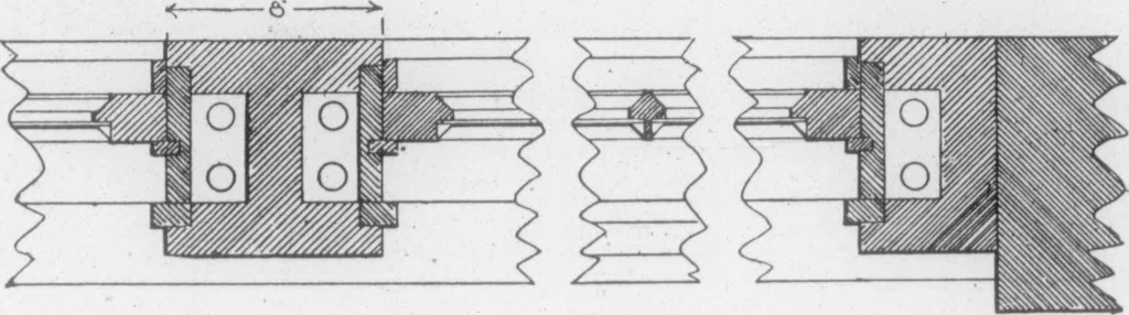 An illustration from The Architect, 1905, leaf 86