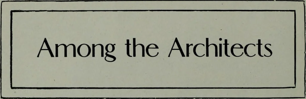 An illustration from The Architect & engineer of California and the Pacific Coast, 1905, leaf 103