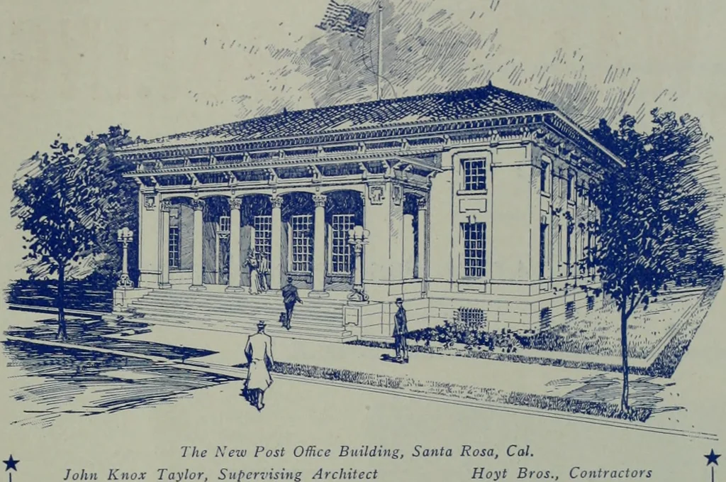 An illustration from The Architect & engineer of California and the Pacific Coast, 1905, leaf 124