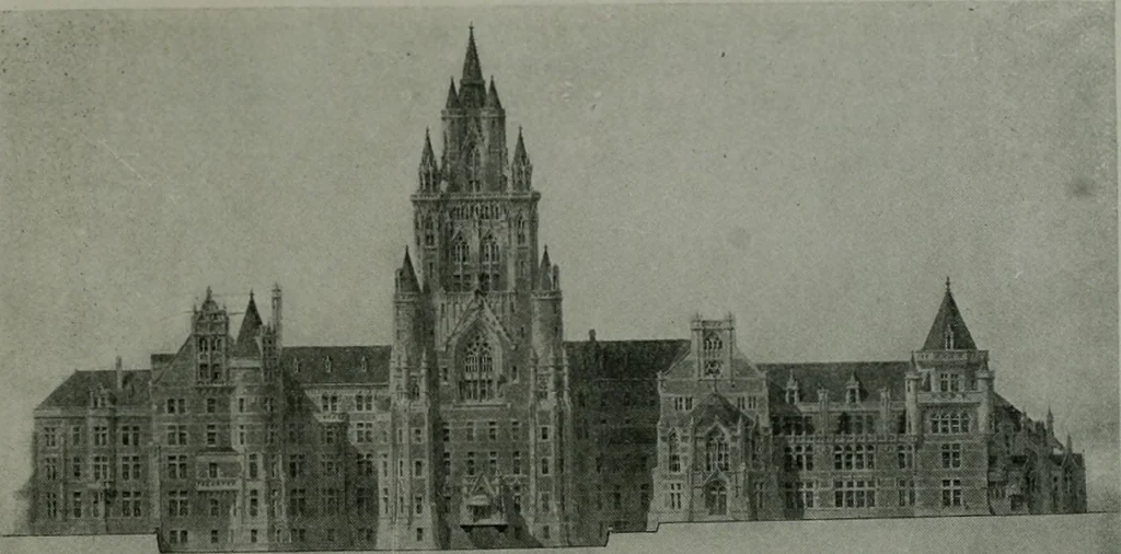 An illustration from The Architect & engineer of California and the Pacific Coast, 1905, leaf 224
