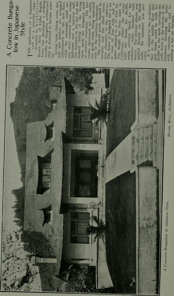 An illustration from The Architect & engineer of California and the Pacific Coast, 1905, leaf 245