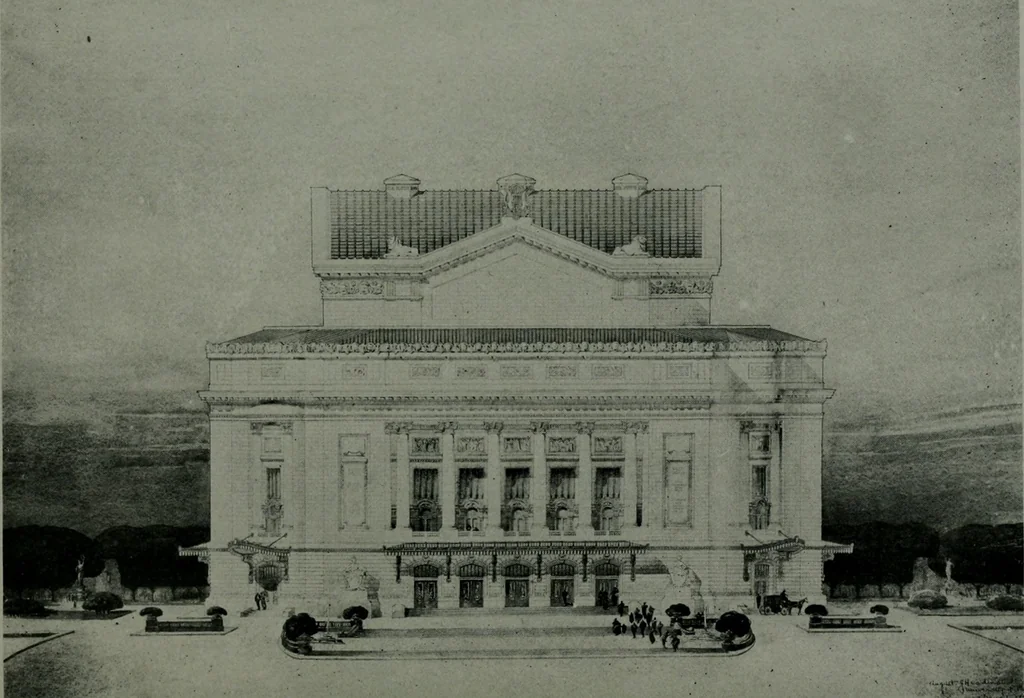 An illustration from The Architect & engineer of California and the Pacific Coast, 1905, leaf 269