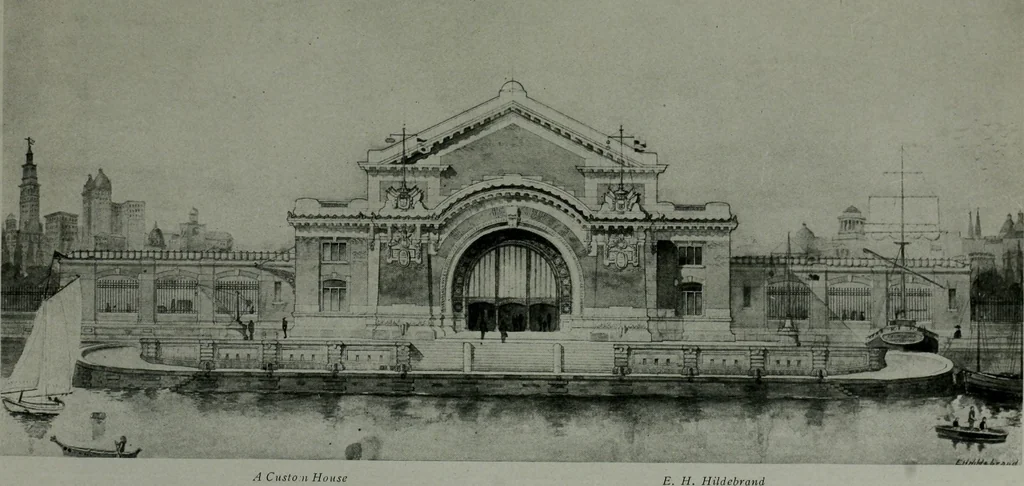 An illustration from The Architect & engineer of California and the Pacific Coast, 1905, leaf 270
