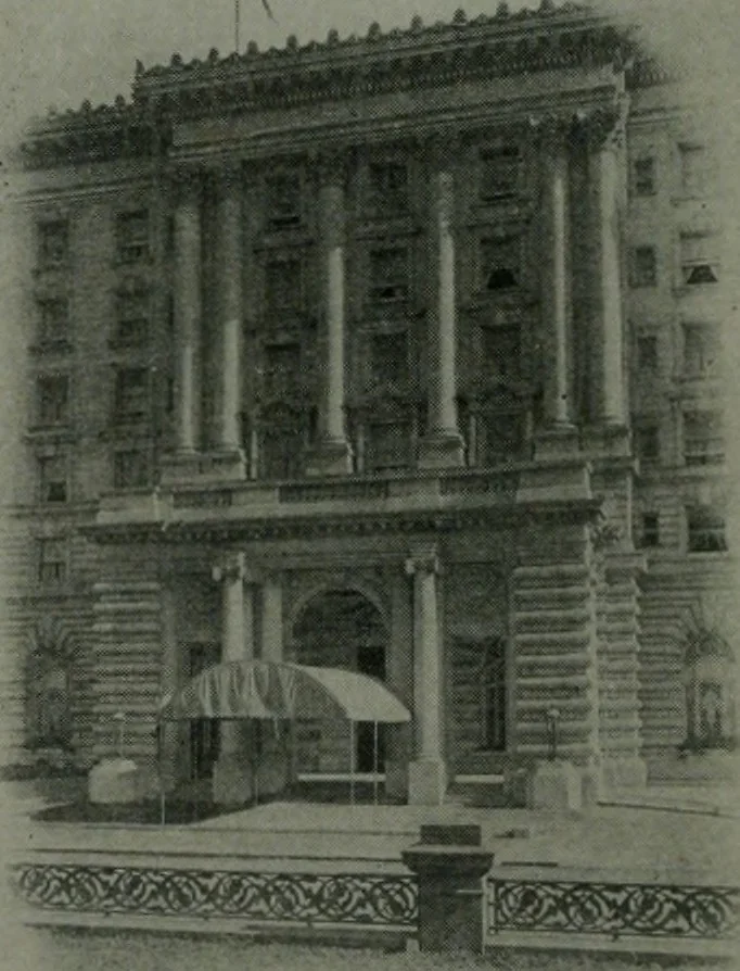 An illustration from The Architect & engineer of California and the Pacific Coast, 1905, leaf 307