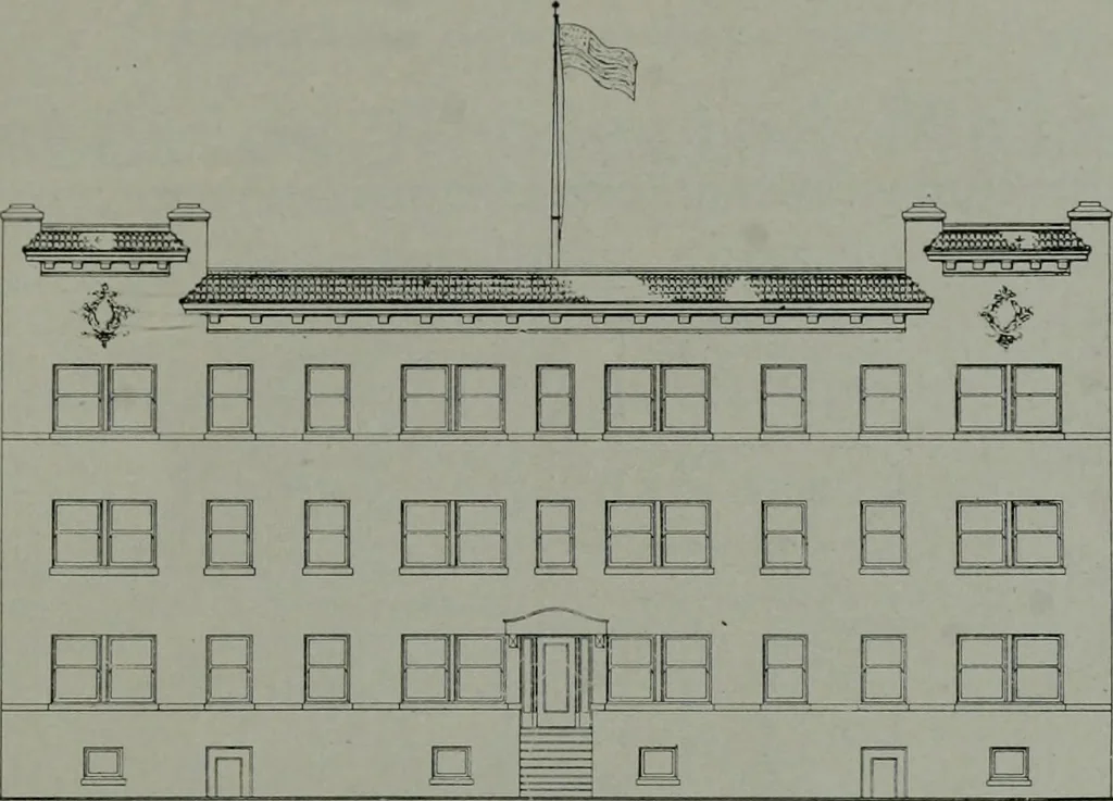 An illustration from The Architect & engineer of California and the Pacific Coast, 1905, leaf 310