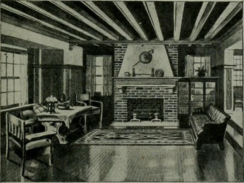 An illustration from The Architect & engineer of California and the Pacific Coast, 1905, leaf 32
