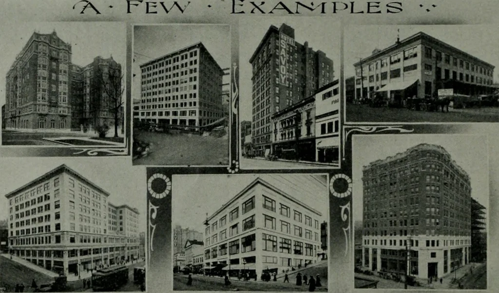 An illustration from The Architect & engineer of California and the Pacific Coast, 1905, leaf 321