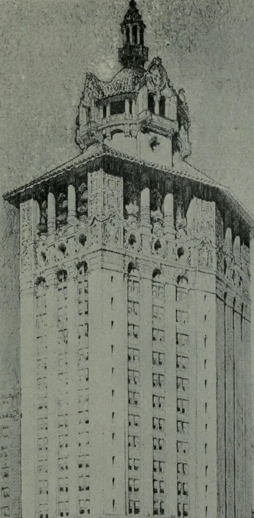An illustration from The Architect & engineer of California and the Pacific Coast, 1905, leaf 348