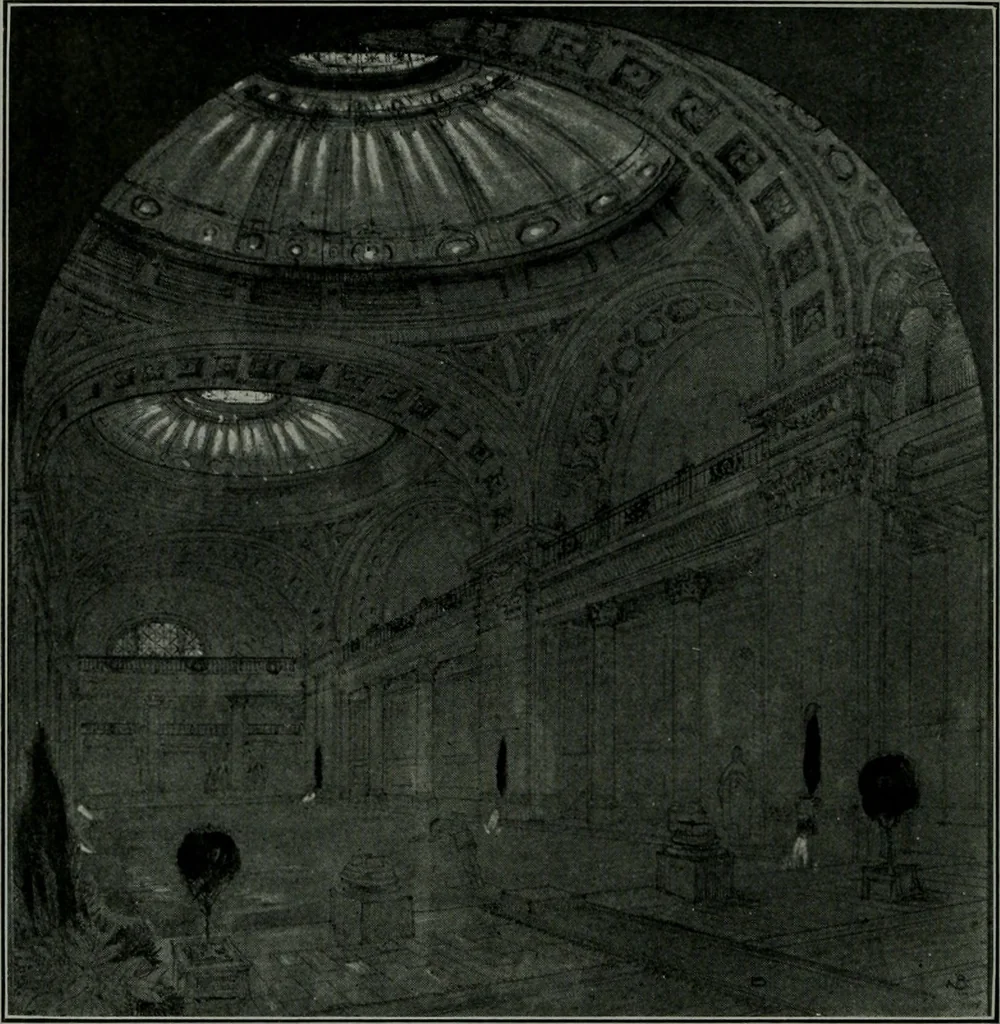 An illustration from The Architect & engineer of California and the Pacific Coast, 1905, leaf 385