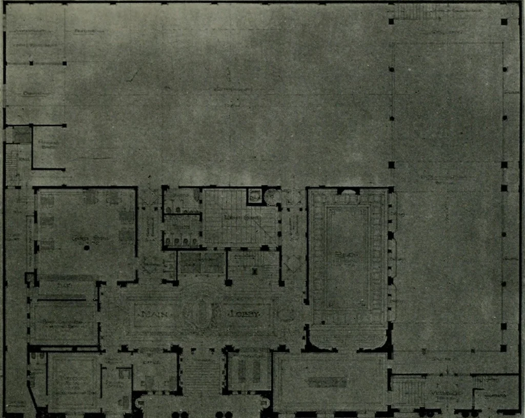 An illustration from The Architect & engineer of California and the Pacific Coast, 1905, leaf 386