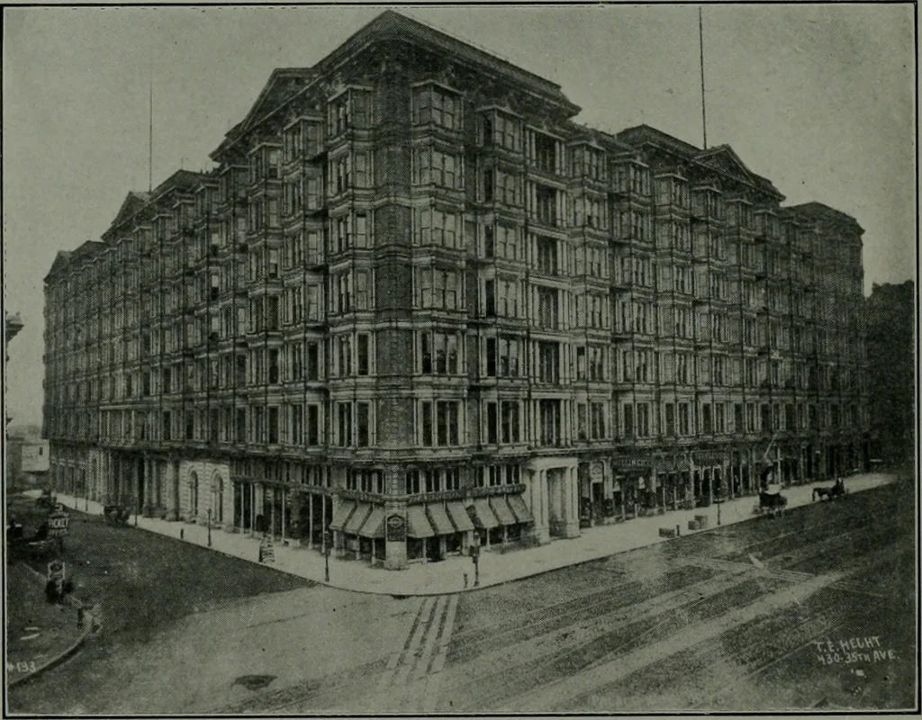 An illustration from The Architect & engineer of California and the Pacific Coast, 1905, leaf 387