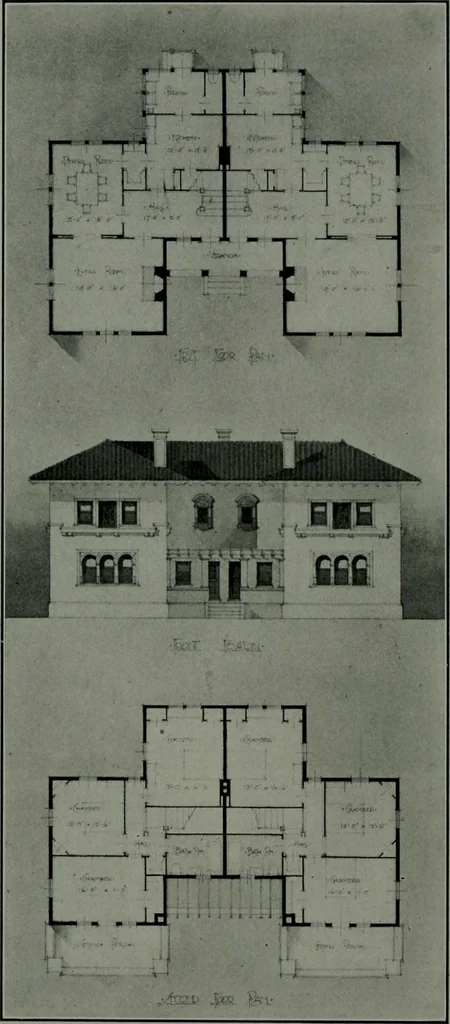 An illustration from The Architect & engineer of California and the Pacific Coast, 1905, leaf 405