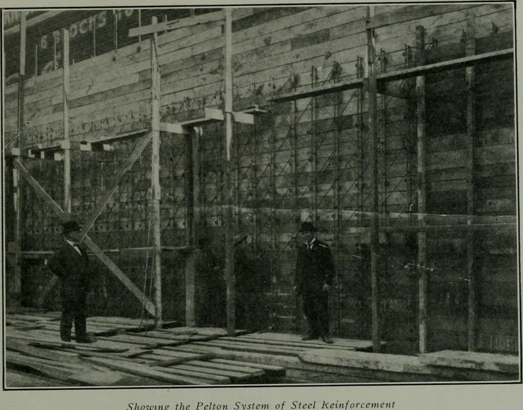 An illustration from The Architect & engineer of California and the Pacific Coast, 1905, leaf 408
