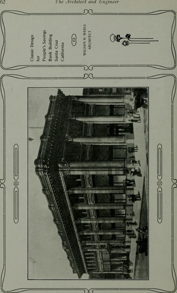An illustration from The Architect & engineer of California and the Pacific Coast, 1905, leaf 411