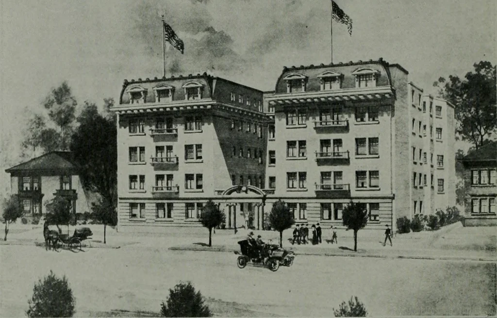 An illustration from The Architect & engineer of California and the Pacific Coast, 1905, leaf 429