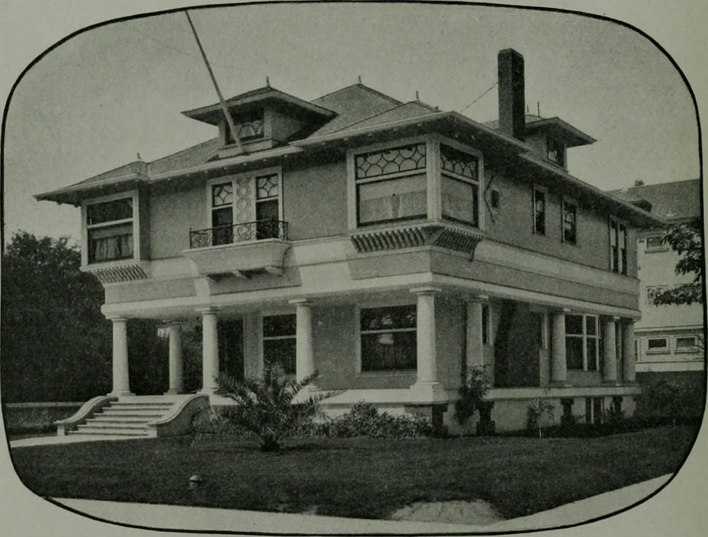 An illustration from The Architect & engineer of California and the Pacific Coast, 1905, leaf 429