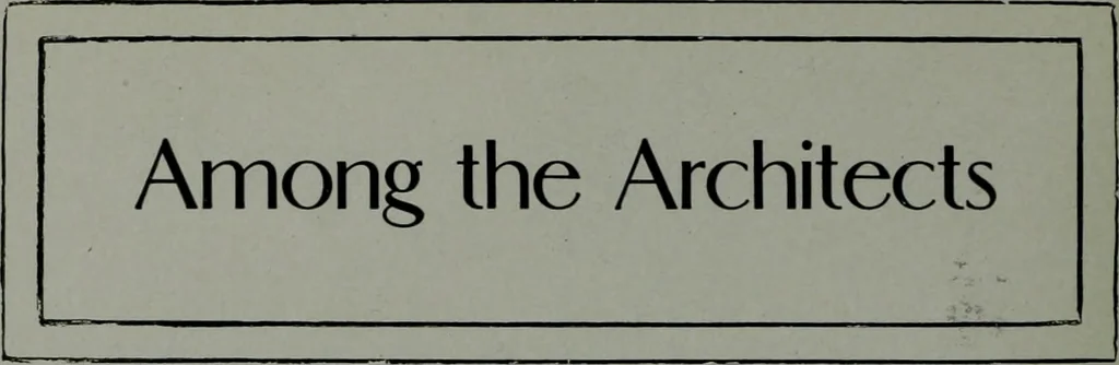 An illustration from The Architect & engineer of California and the Pacific Coast, 1905, leaf 443