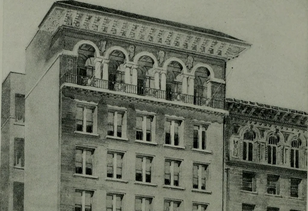 An illustration from The Architect & engineer of California and the Pacific Coast, 1905, leaf 49