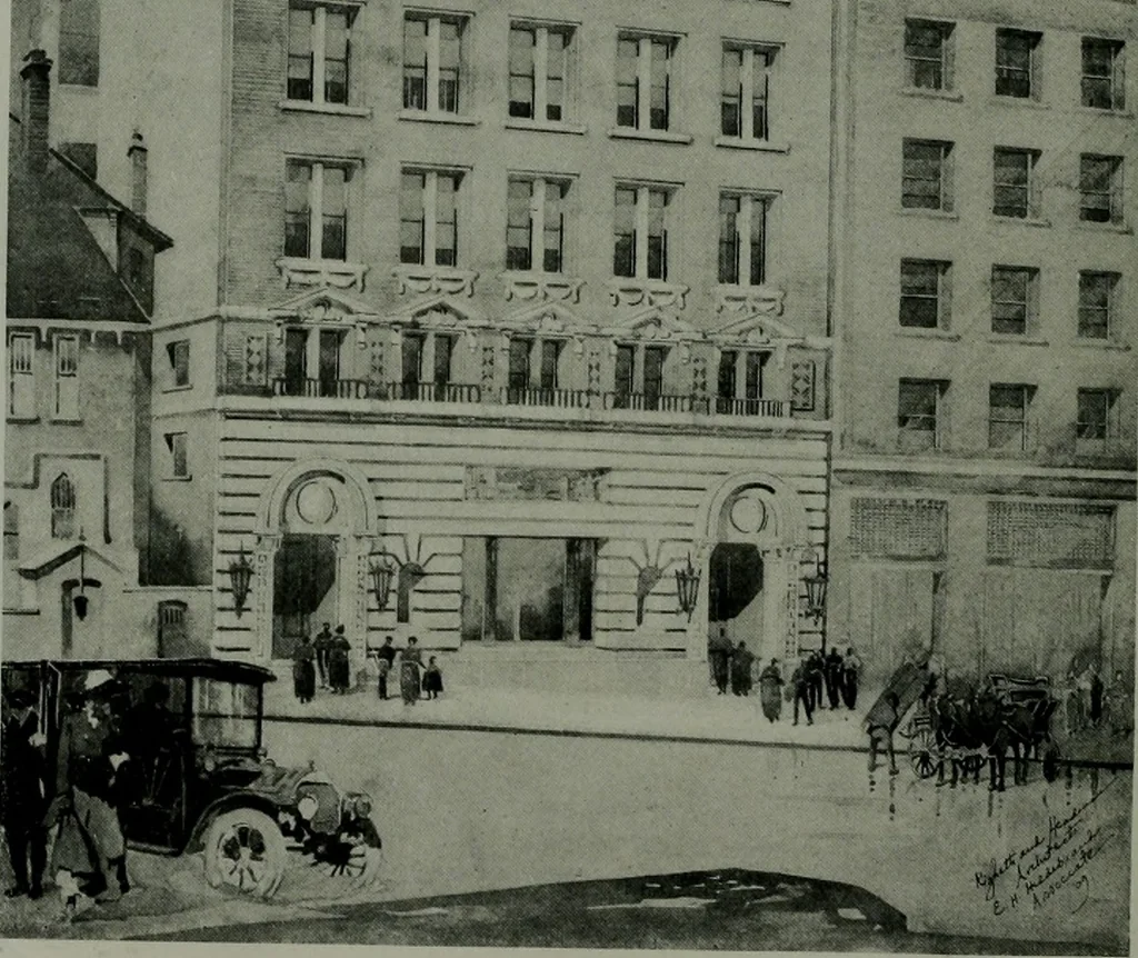 An illustration from The Architect & engineer of California and the Pacific Coast, 1905, leaf 49