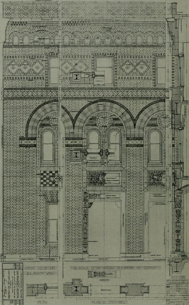 An illustration from The Architect & engineer of California and the Pacific Coast, 1905, leaf 59