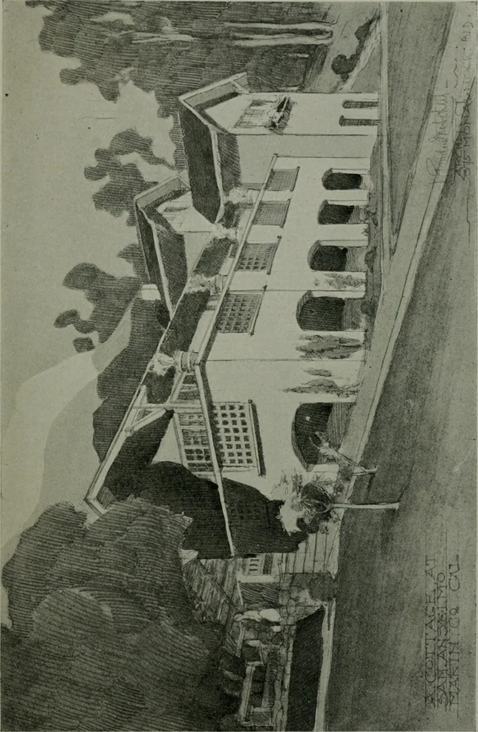 An illustration from The Architect & engineer of California and the Pacific Coast, 1905, leaf 64