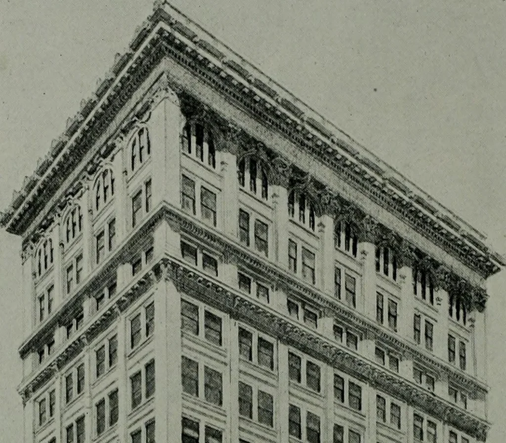 An illustration from The Architect & engineer of California and the Pacific Coast, 1905, leaf 97