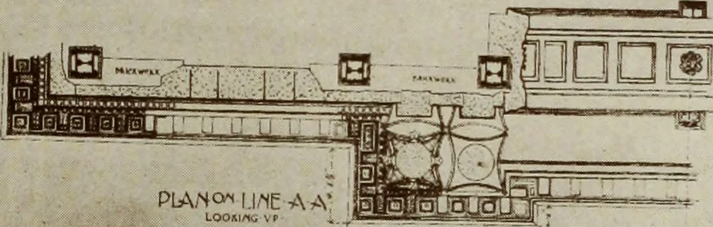 An illustration from The Architect & engineer of California and the Pacific Coast, 1905, leaf 12
