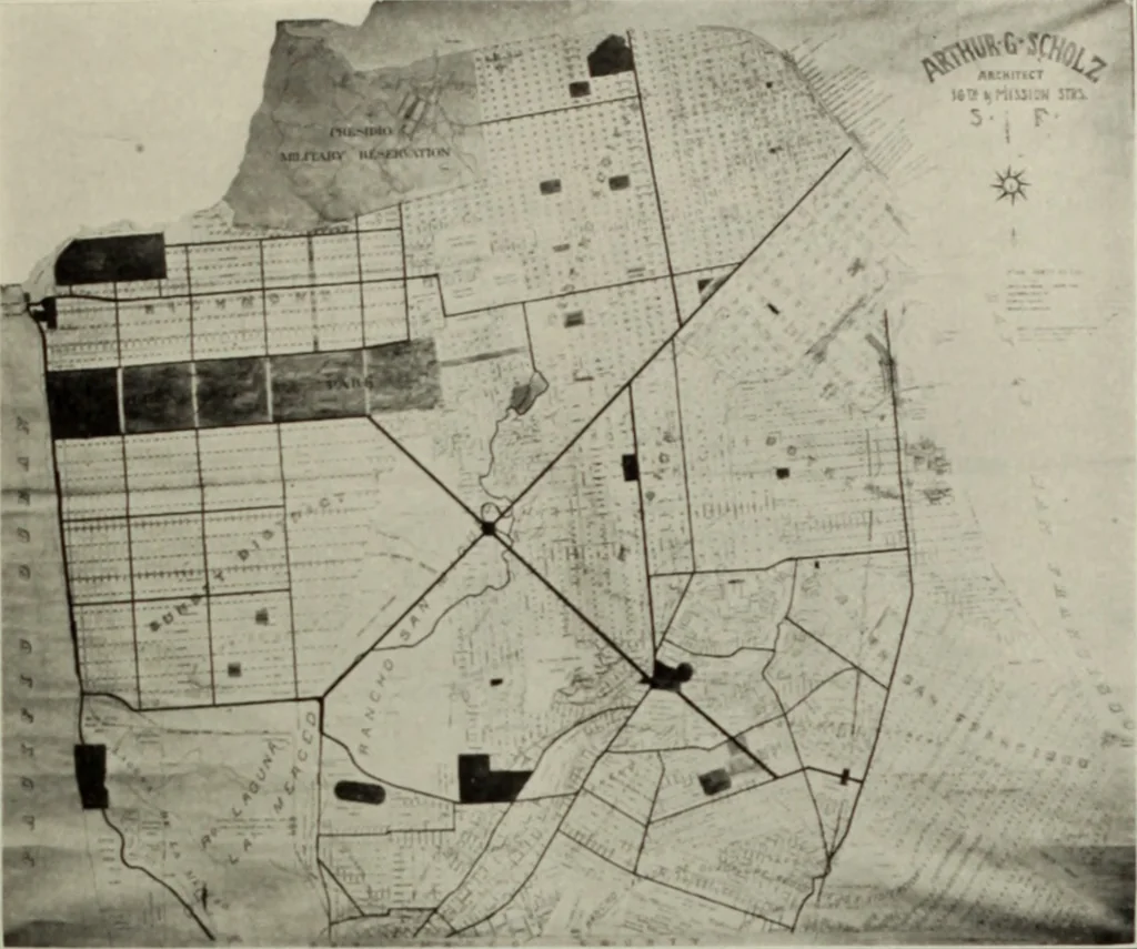 An illustration from The Architect & engineer of California and the Pacific Coast, 1905, leaf 140