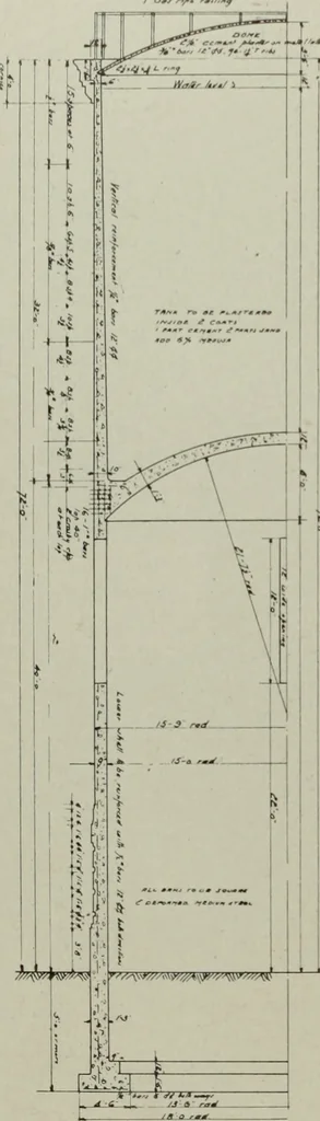 An illustration from The Architect & engineer of California and the Pacific Coast, 1905, leaf 147