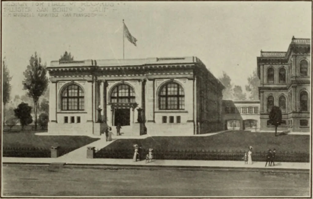 An illustration from The Architect & engineer of California and the Pacific Coast, 1905, leaf 148