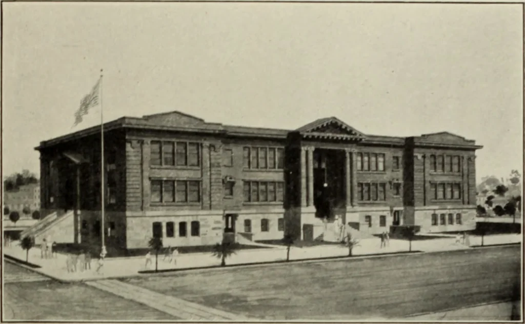 An illustration from The Architect & engineer of California and the Pacific Coast, 1905, leaf 150
