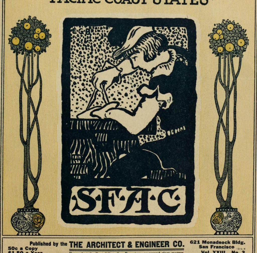 An illustration from The Architect & engineer of California and the Pacific Coast, 1905, leaf 204
