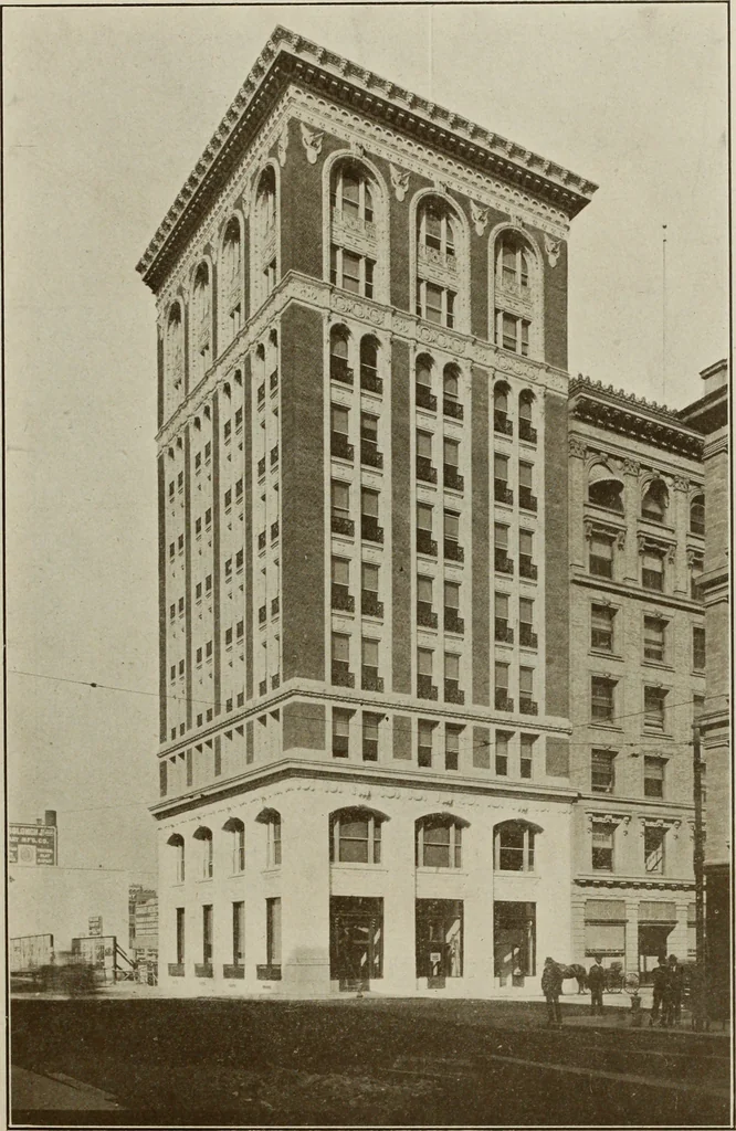 An illustration from The Architect & engineer of California and the Pacific Coast, 1905, leaf 210