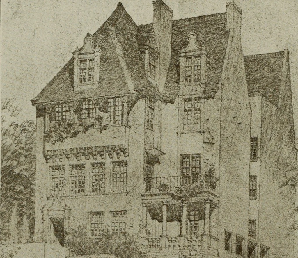 An illustration from The Architect & engineer of California and the Pacific Coast, 1905, leaf 213