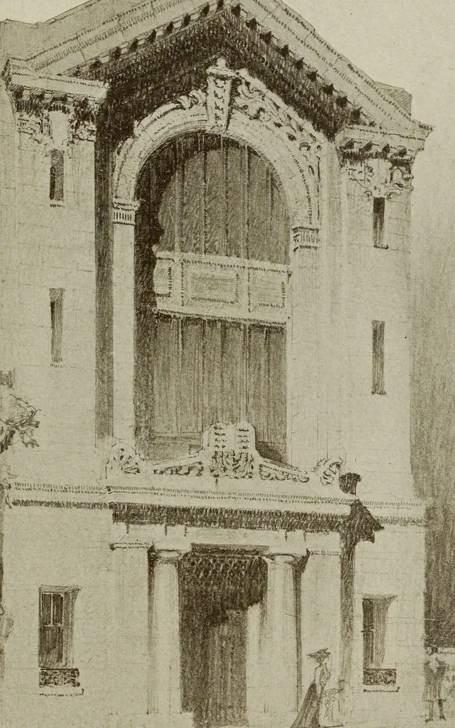 An illustration from The Architect & engineer of California and the Pacific Coast, 1905, leaf 214