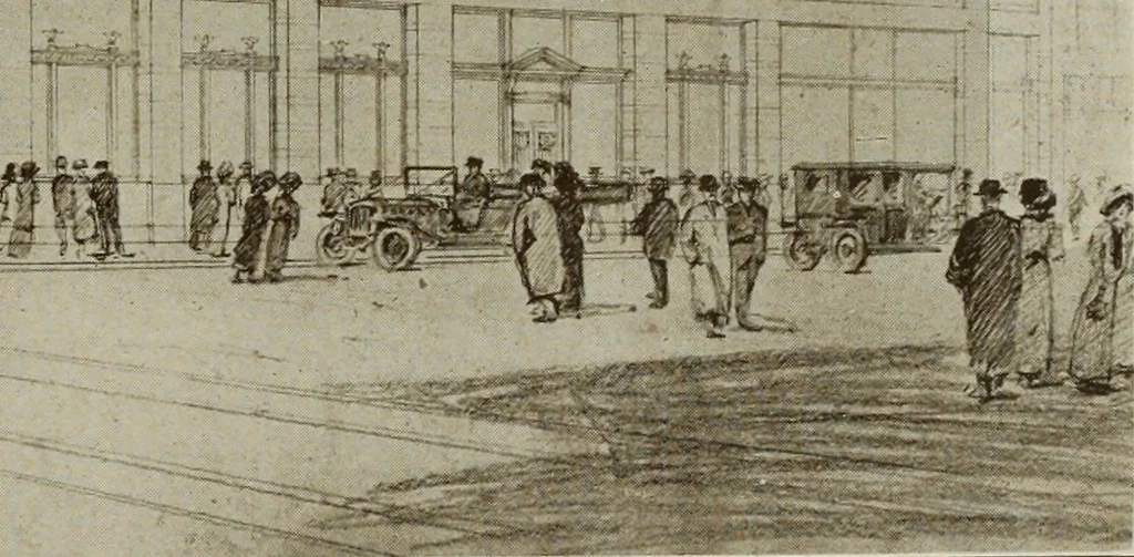 An illustration from The Architect & engineer of California and the Pacific Coast, 1905, leaf 218