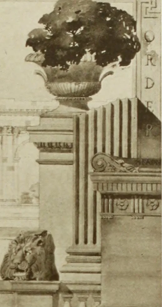 An illustration from The Architect & engineer of California and the Pacific Coast, 1905, leaf 248