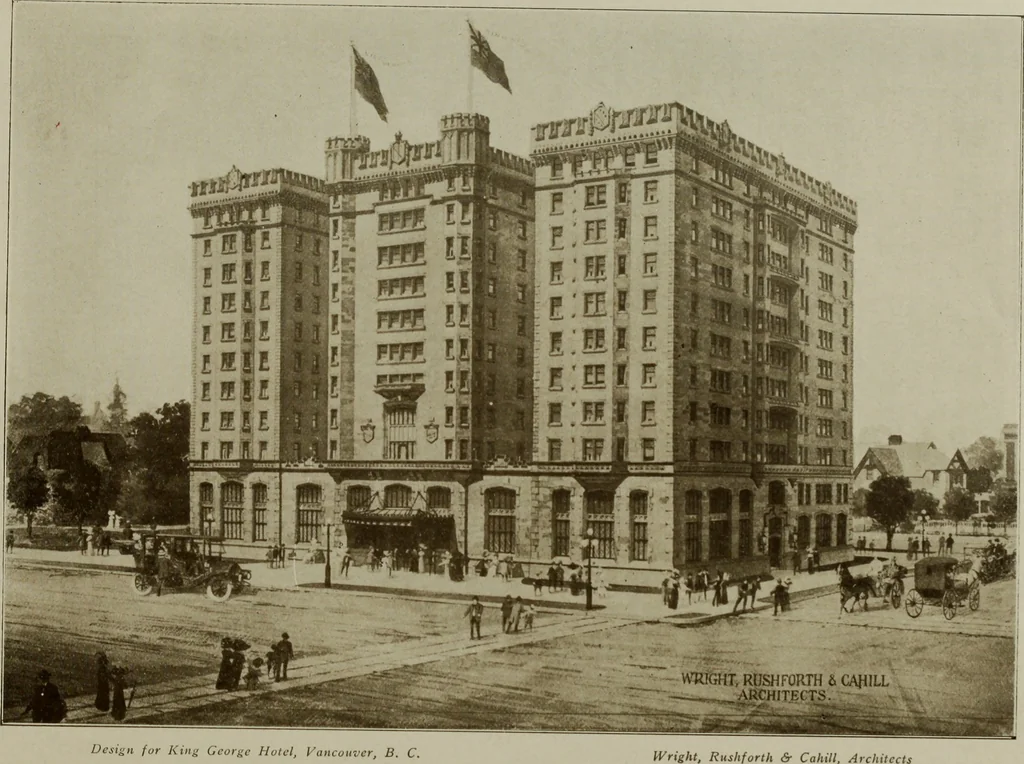 An illustration from The Architect & engineer of California and the Pacific Coast, 1905, leaf 265