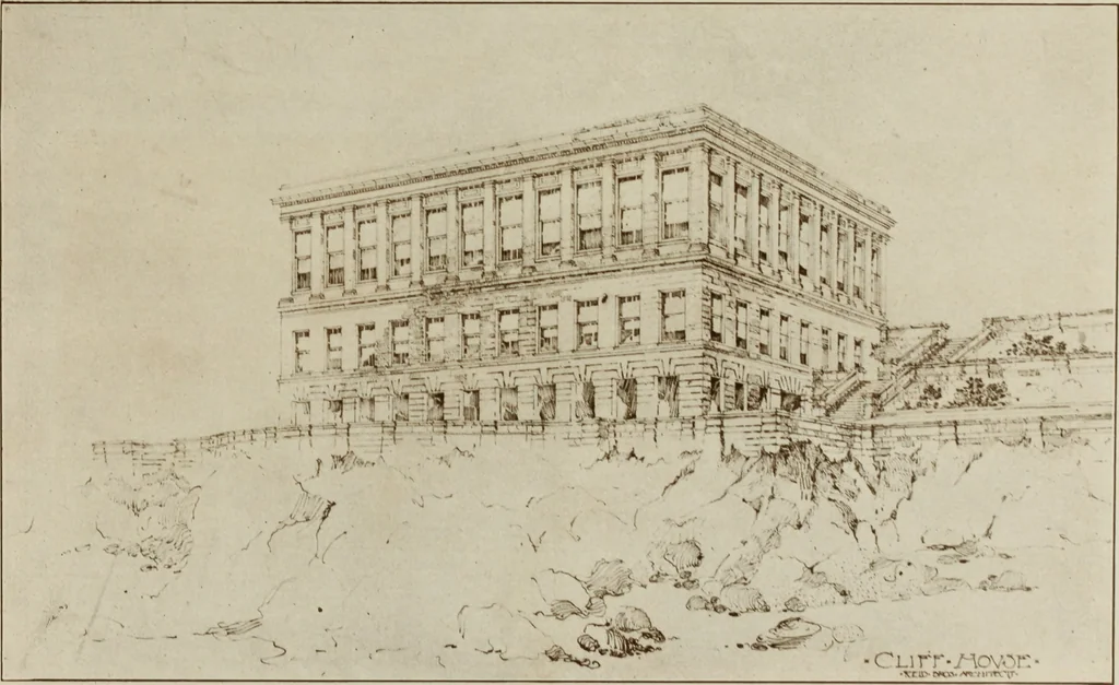 An illustration from The Architect & engineer of California and the Pacific Coast, 1905, leaf 28