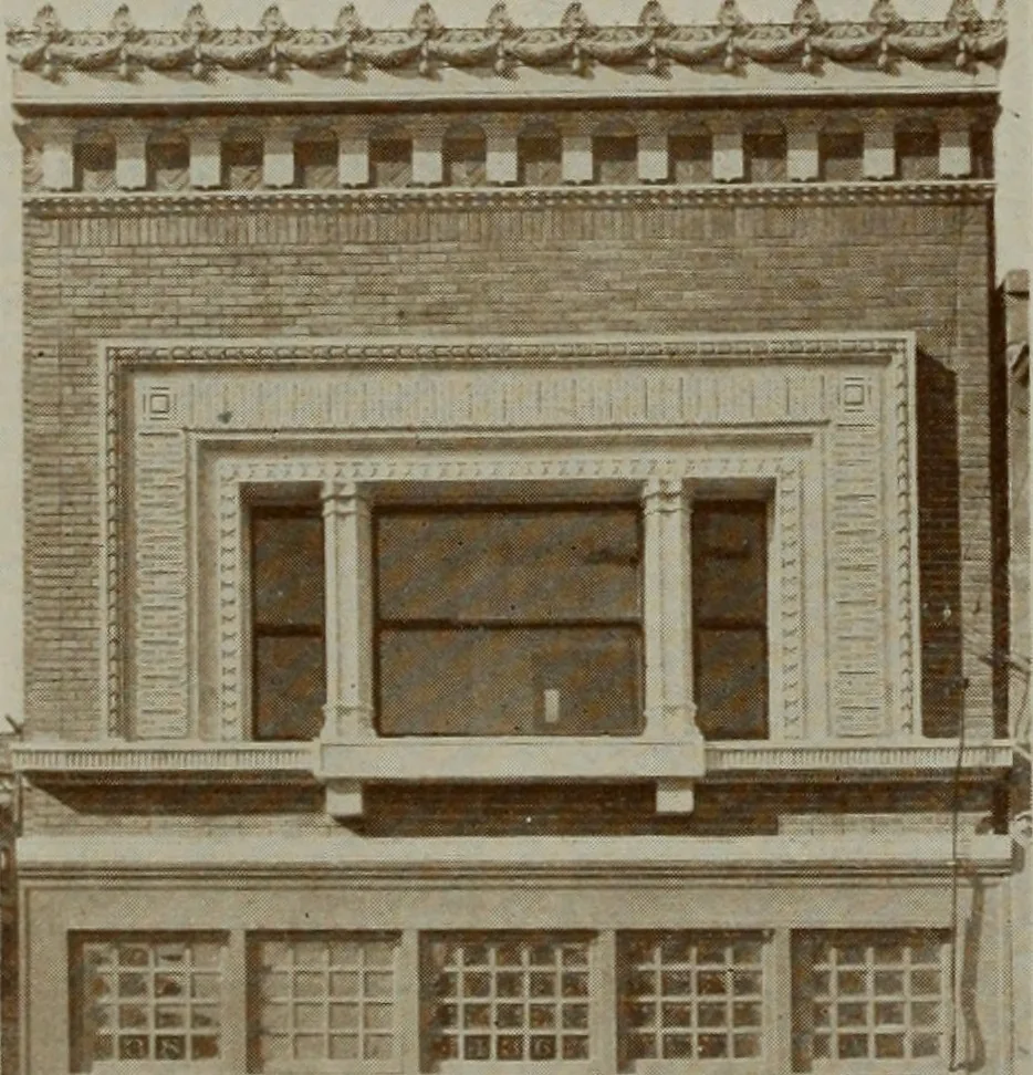 An illustration from The Architect & engineer of California and the Pacific Coast, 1905, leaf 29