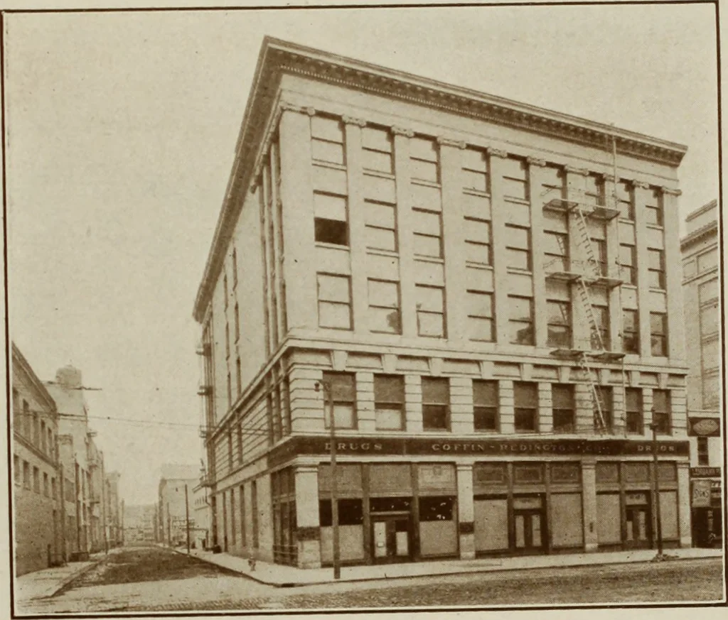 An illustration from The Architect & engineer of California and the Pacific Coast, 1905, leaf 34