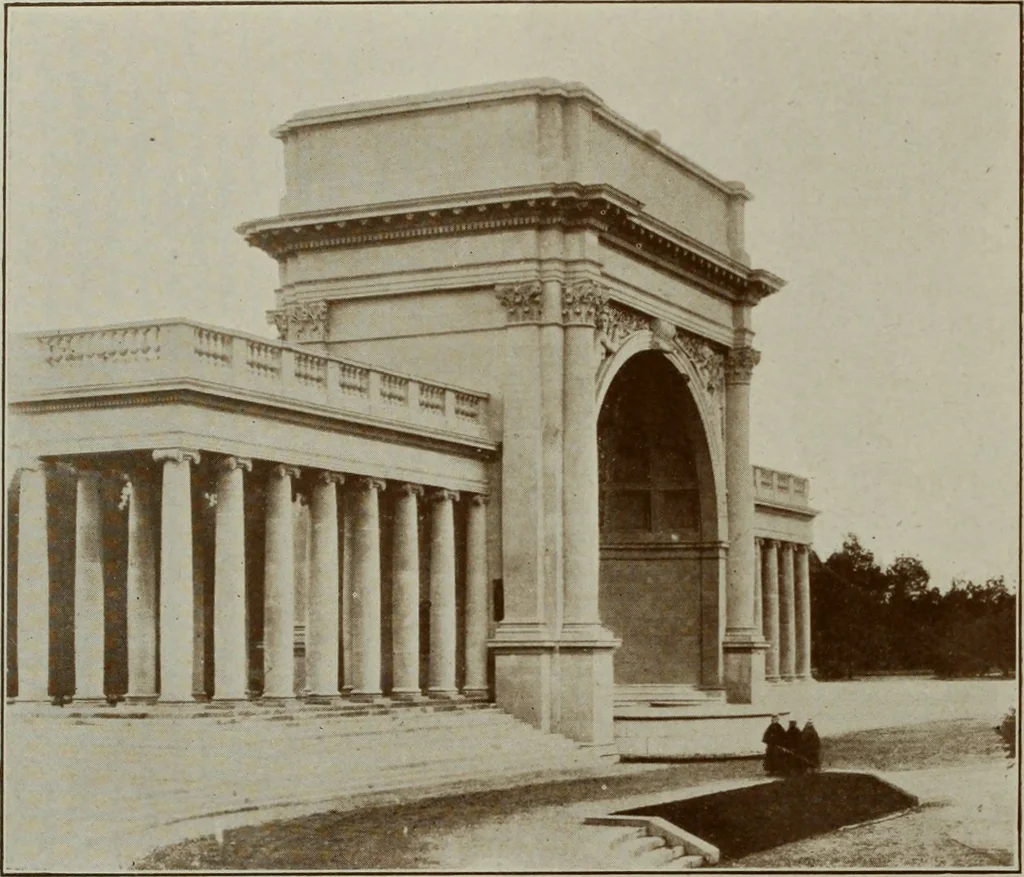 An illustration from The Architect & engineer of California and the Pacific Coast, 1905, leaf 37