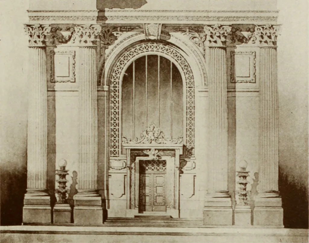 An illustration from The Architect & engineer of California and the Pacific Coast, 1905, leaf 42