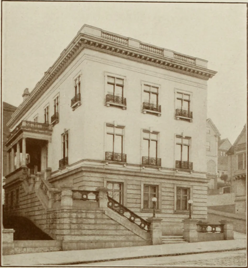 An illustration from The Architect & engineer of California and the Pacific Coast, 1905, leaf 64